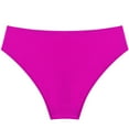 thumbnail image 4 of iixpin Swim Brief for Kids Girls Solid Bikini Triangle Bottoms Swimsuits Underpants Gymnastics Dance Sporty Shorts Hot Pink 8, 4 of 5