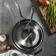thumbnail image 6 of Demeyere Essential 5-ply 12.5-inch Stainless Steel Fry Pan with Lid, Dishwasher safe, 6 of 6