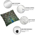 thumbnail image 4 of BANET Throw Pillow Cushion Cover, of with Huge Grand Feathers Enchanted Plumage Image, Decorative Square Accent Pillow Case 24x24in, 4 of 5