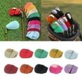 thumbnail image 2 of Yokua 10pcs Golf Iron Head Covers Set Practical PU Leather Durable Headcover, 2 of 11