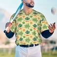 thumbnail image 5 of KLL Sea Turtle for Men's Baseball Shirts,Short Sleeve Casual Shirts Button Down Shirt for Men Beach Summer Wedding Shirt-Medium, 5 of 7