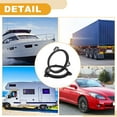 thumbnail image 7 of Car Speaker Spacer Ring Tweeter Speaker Spacer Adator for 6.5inch ABS 2pcs Universal, 7 of 7