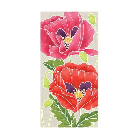 Sunshine Poppies - Sunshine Poppies Panel II Print Wall Art By Elyse DeNeige