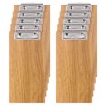 thumbnail image 1 of Unique Bargains Check Presenters for Restaurants, 10Pcs Mini Clipboard Wood Check Holder, Wood, 1 of 6