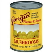 Giorgio Mushroom Pieces & Stems, 8 oz (Pack of 12)