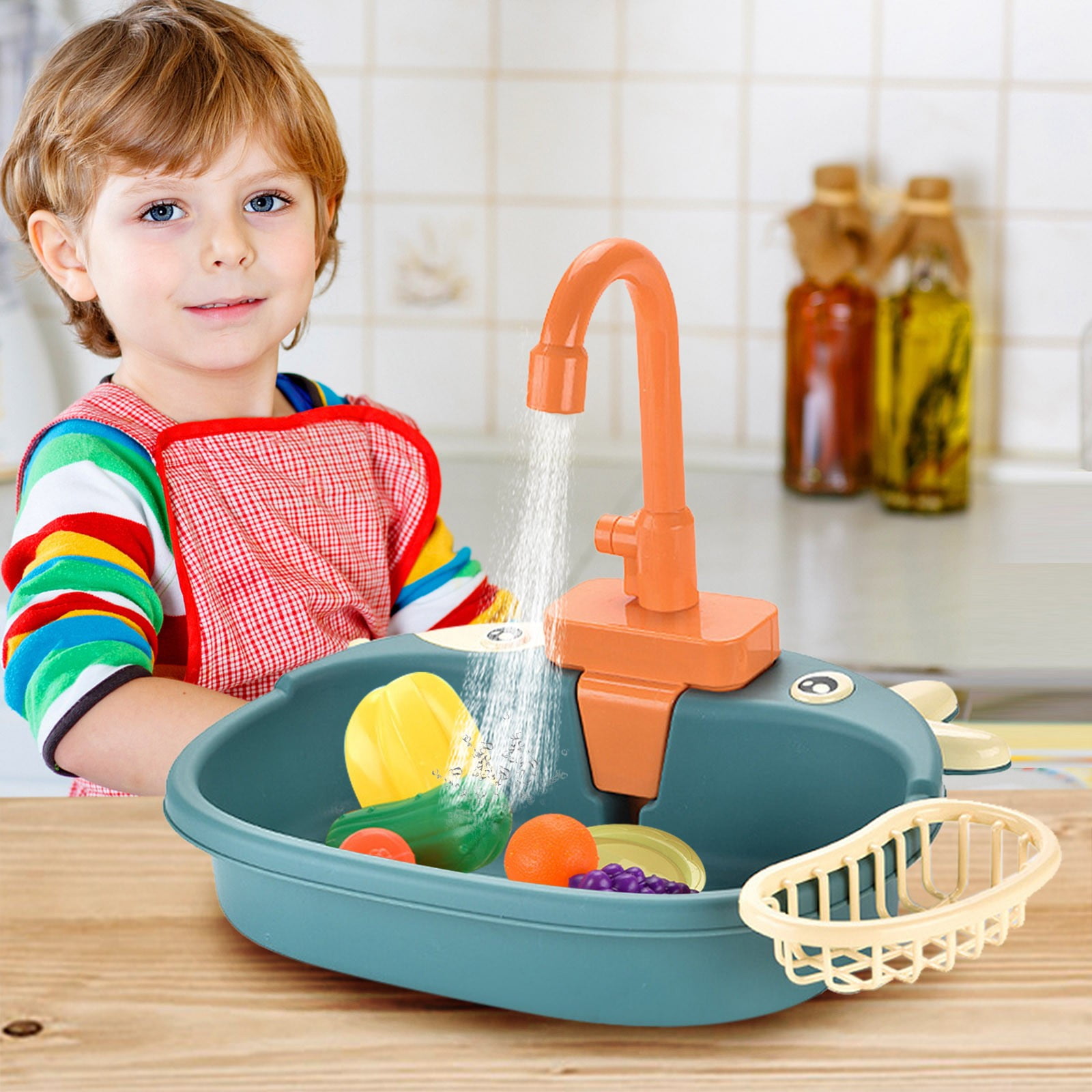 Details about   Kitchen Play Set Pretend Playset Toy Cooking Sink For Kids Gift Toddler Girl Boy 