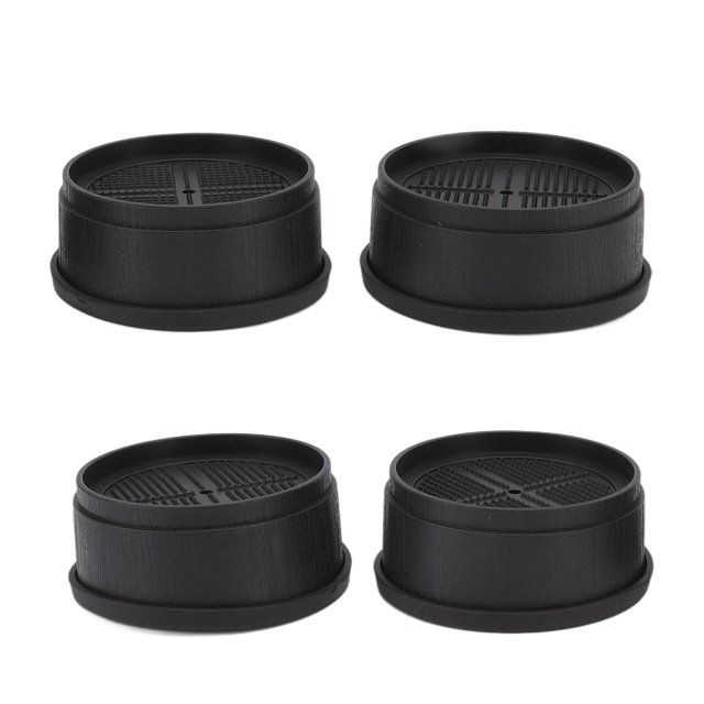 Tampons Anti-Vibration Noirs, 4 Pcs Tampons Anti-Vibration pour Machine à Laver Tapis Anti-Vibration Ultra Réactif