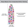 thumbnail image 5 of HELLHERO Ironing Board Cover 15x54 Inch Colourful Stars Iron Board Cover Steam Iron Board Cover Standard Full Size 3 Hook and Loop Fastener Strap, 5 of 5