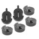 thumbnail image 1 of HAMPPLIES 6Ud Silenciadores Para Violín De Goma Negros Accesorios Para Silenciosa Con Protección Duradera, 1 of 8