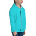 thumbnail image 5 of Rocae Aqua for Zip Up Hoodies for Teen Sweatshirt with Hood-Small, 5 of 6