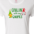 thumbnail image 4 of Inktastic Chillin' with My Gnomes Women's T-Shirt, 4 of 5