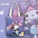 thumbnail image 1 of Sanrio-Bolso de hombro con estampado de Hello Kitty Kulomi My Melody para niñas, bandolera de lona impermeable con bolsillo interior con cremallera, nuevo, 1 of 4