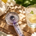 thumbnail image 6 of Portable Handheld Mini Neck Fans, Personal Fan Ventilador Recargable, Fans that Blow Cold Air USB Chill Pill Fans for Travel Beach Camping Hiking, 6 of 7
