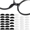 thumbnail image 2 of 20 pares de almohadillas nasales de silicona antideslizantes de 1 mm (transparentes y negras) Almohadillas nasales adhesivas para anteojos Gafas de sol Gafas, 2 of 5