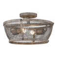 thumbnail image 1 of Golden Lighting 7019-SF PR Calgary in Cailloux Rouille, 1 of 3