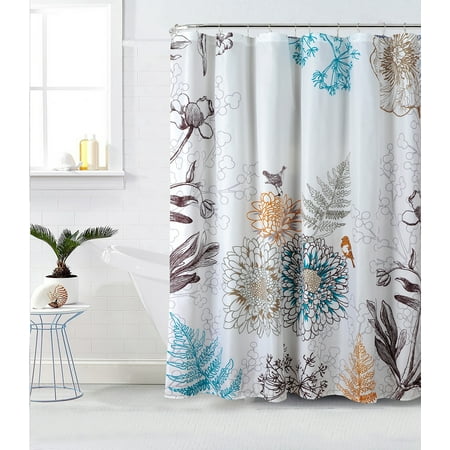 Style Quarters Aviary Floral And Birds Shower Curtain Botanical