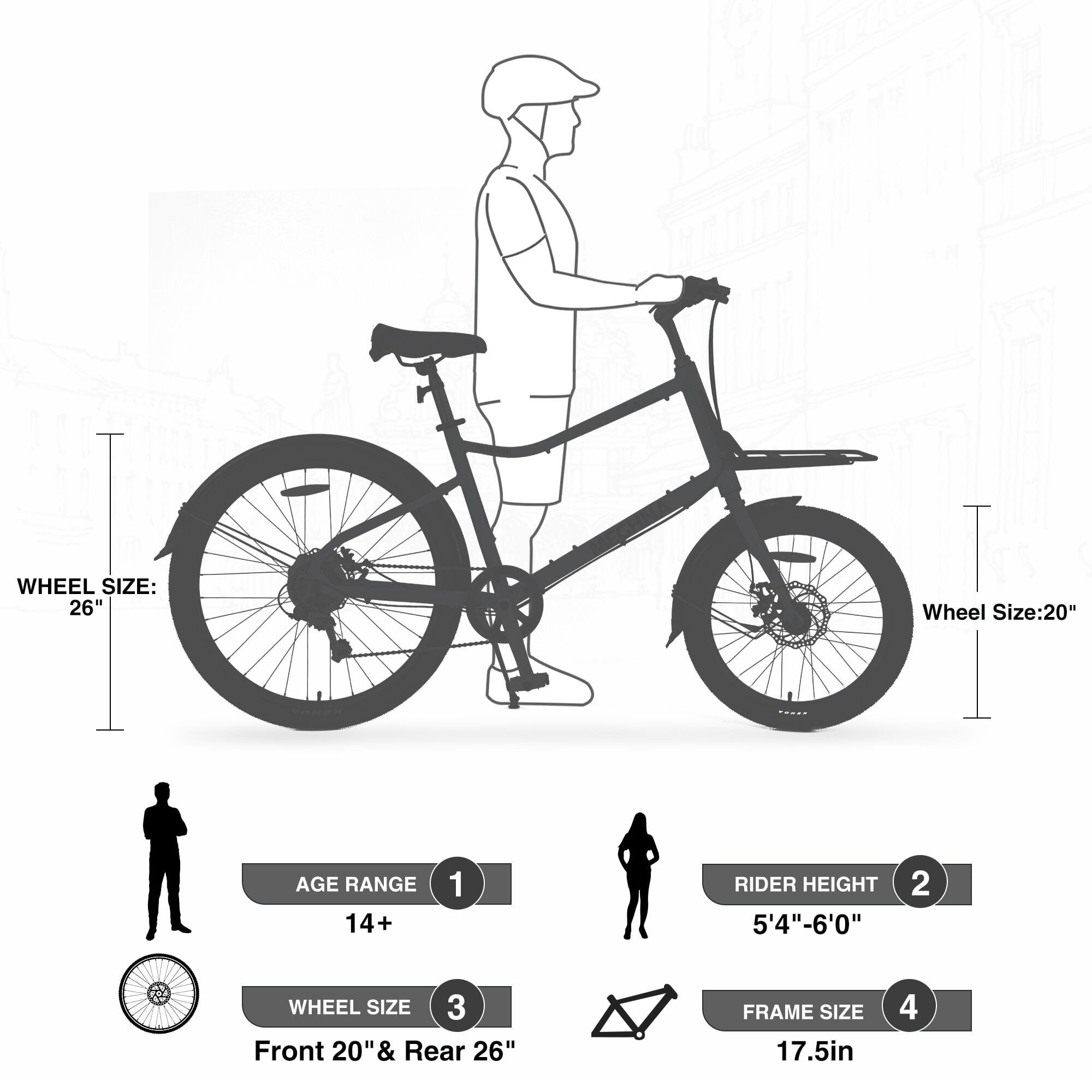 Mountain Bikes 7 Speed, Aluminum Alloy Frame, Multiple Colors 26 Inch Bike,Cargo Bike for Women and Men,Hybrid Bikes