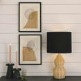 thumbnail image 3 of Main + Mesa Wood Framed Handmade Paper Sun and Moon Wall Art, Set of 2, 3 of 12