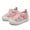 Pink, variant on Children Shoes Comfortable Soft Soled Flat Casual Shoes Fashionable Cartoon Children Canvas Shoes Girls running shoes for wide feet Size 12-18 Months
