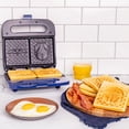 thumbnail image 1 of Uncanny Brands Mandalorian Waffle Maker - Bounty Hunter & Baby Yoda Waffles - Aparato de cocina Star Wars, 1 of 5