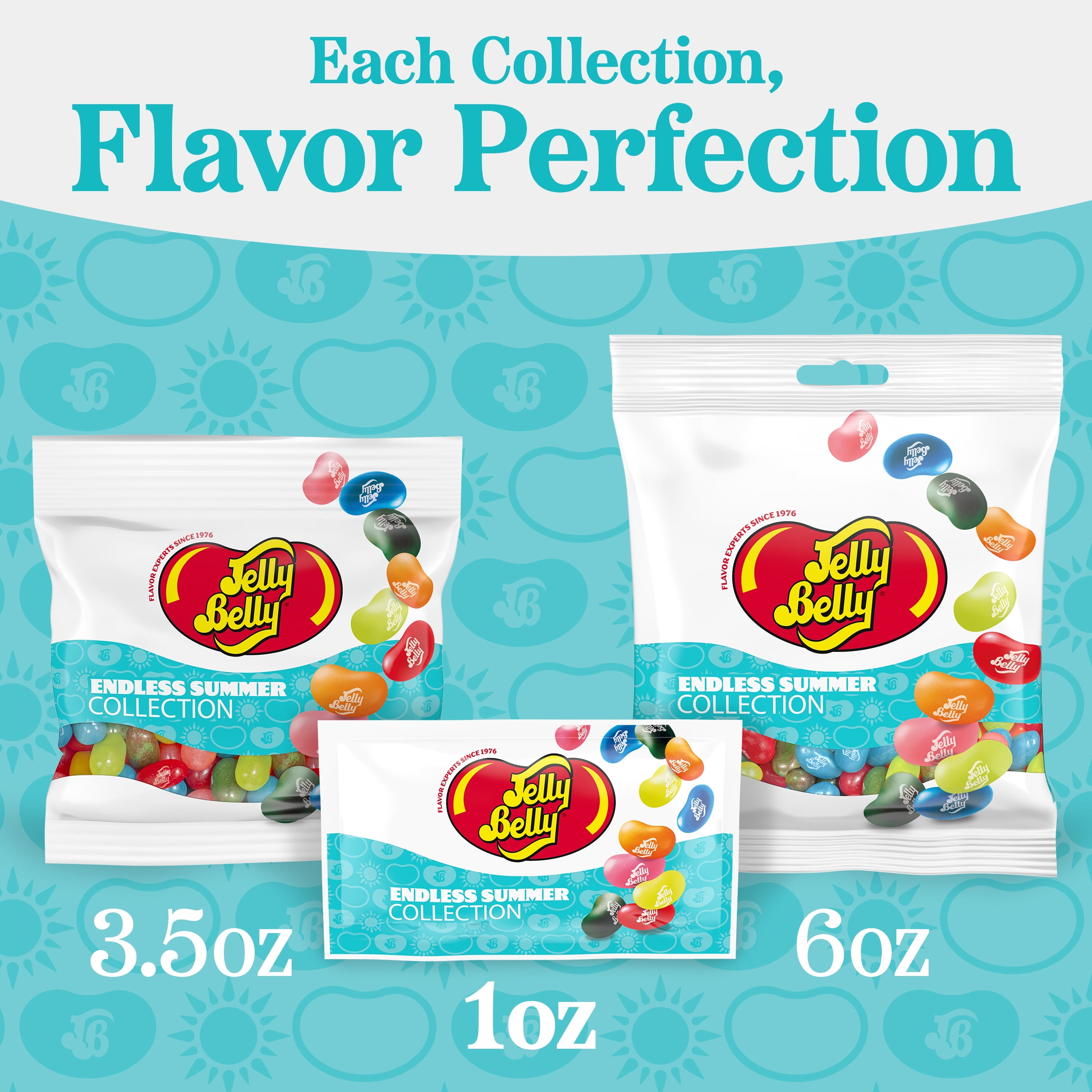 (2 pack) Jelly Belly Endless Summer Jelly Bean Collection -1 oz Bags, 30-Count Case - Genuine, Official, Straight from the Source