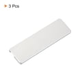 thumbnail image 3 of Uxcell 2.73 x 0.78inch Engraved Name Tags Kit,3pack Blank Badge with Pin,Silver Tone, 3 of 6