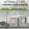 thumbnail image 4 of TRUE CANDLE Jars with Lids and Matching Gift Box - 6X Glass Jar with lid, Frosted Candle Jars with Lids, Glass Candle Jars for Making Candles, Candle Vessels, Bulk Candle Jars Bulk - 14oz - Frosted, 4 of 7