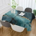 thumbnail image 2 of Yayeee Tablecloths for Rectangular Tables 54 x 54 inch Party Table Cover, Black Marble, 2 of 6