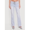 thumbnail image 3 of Women's Almost Famous Belted Front Bootcut Jeans, 3 of 4