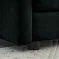 thumbnail image 4 of Modern Simple Chenille Fabric 4-Seater Sofa 220×80×75cm with Solid Wood Frame, 4 of 12