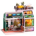 thumbnail image 2 of Artesanía Casa miniatura Caja de batería Jardín de invierno Casa de Artesanal Rompecabezas 3D Autoensamblaje para niñas CUTICAT Casa de muñecas de artesanía, 2 of 8