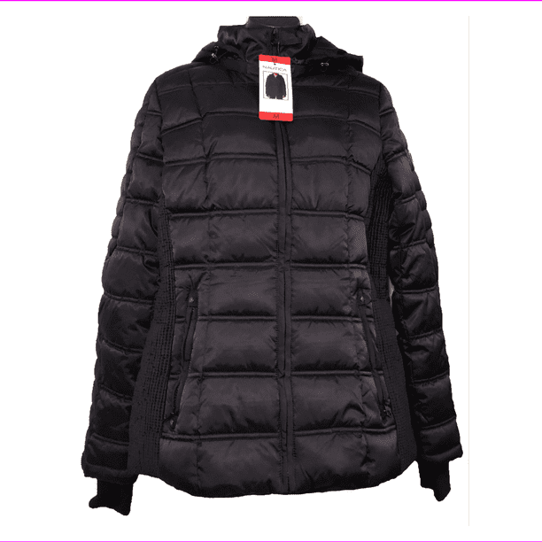 Nautica Water Nautica Water Resistant Puffer Women's Jacket M/Black
