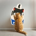 thumbnail image 3 of Style Wall Mounted Cat Scratching Board Durable Sisal Scratcher Space Saving Sharpener Protector For Indoor, 3 of 3