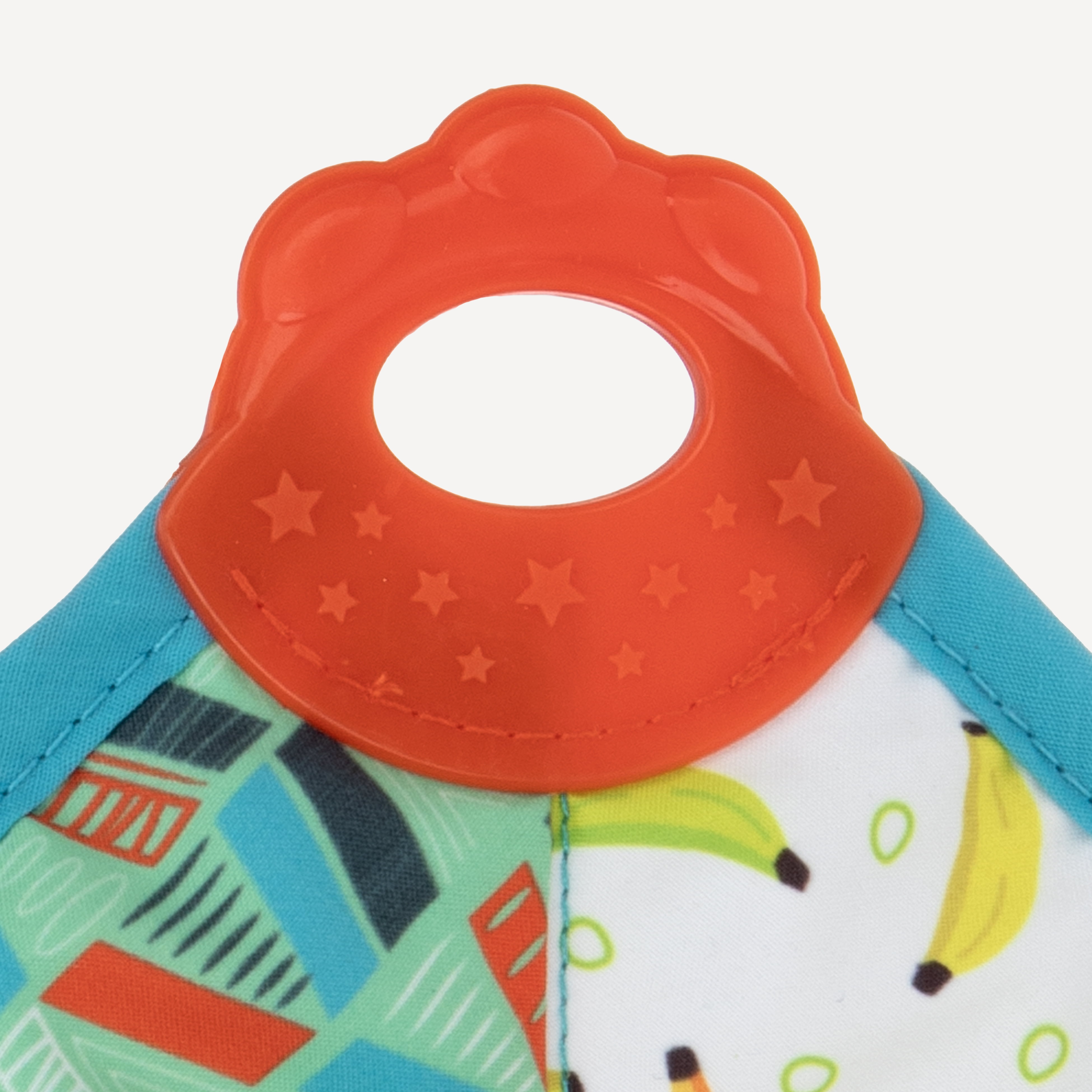 Nuby Plush Teether Teething Blankie, Monkey