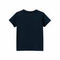 thumbnail image 4 of Zwiiyzr Toddlers' Girls and Boys Cotton Short Sleeve T-Shirt Toddlers Color Block Crewneck Basic Tees Solid Summer Tops T-Shirt for Kids 3-12 Years Purple, 4 of 9