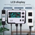 thumbnail image 5 of Controlador de Dióxido de Carbono Sonda Dividida de Doble Canal Monitor de CO2 Válvula Reductora de Presión de CO2 para Invernadero Enchufe Estadounidense D, 5 of 5