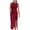 Wine, variant on Sexlip Womens Color Block Striped Crew Neck Short Sleeve Slim Bodycon Maxi Dress Stretchy Stylish Dating Party Dress Green S