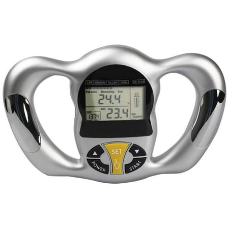Electronic LCD Digital Handheld BMI Monitor - LCD Display Readout, Body Fat Measurement Percentage - Weight (Best Fat Loss Monitor)