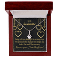 thumbnail image 4 of To My Girlfriend More Fun With You Alluring Ribbon Necklace Message Card, 4 of 20