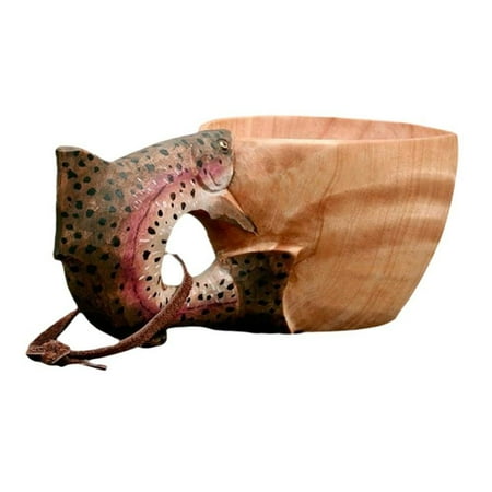 

Holiday Deals! Sonbest Portable Hand Carved Wooden Mug Various Animal Head Shape Cup Outdoor Camping Drinking Cup Kitchen Accessories
