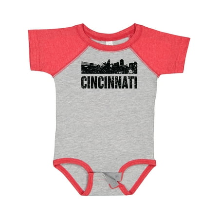 

Inktastic Cincinnati Skyline Grunge Gift Baby Boy or Baby Girl Bodysuit