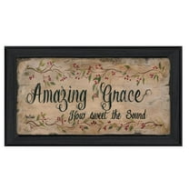 Amazing Grace By Gail Eads Printed Framed Wall Art Wood Multi-Color