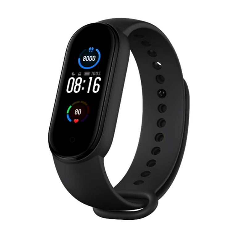  Xiaomi Mi Band 5 Smart Wristband 1.1 inch Color Screen Miband  with Magnetic Charging 11 Sports Modes Remote Camera Bluetooth 5.0 Global  Version - Black : Electronics