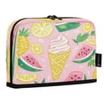 thumbnail image 2 of Standing Pencil Case with Base Large Capacity Stationery Pouch Pen Bag with Zipper for Women Men Watermelon Pineapple, 2 of 7