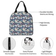 thumbnail image 3 of Yiaed Tropical Sloth Print Insulated Lunch Bag Reusable Cute Tote Lunch Box, Leakproof Cooler Lunch Bags for Work Office Travel School Picnic, 3 of 5