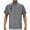 Grey, variant on LUOGENLI Mens T-Shirts Graphic Tees Vintage St. Patrick's Day Men's Summer Small Print Style Retro Cotton Button up Short Sleeved Shirt Short Sleeved Top White XXL