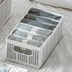 thumbnail image 1 of Organizador de Cestas Plegables de Plástico Abs - Blanco, Multitamaño (De 22,8 X 11,9 X 7,9 Cm a 44,6 X 28,8 X 22,8 Cm), Caja Apilable para Armario, Ideal para Ropa, Cocina, Baño y Oficina, 1 of 4
