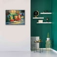 thumbnail image 6 of Epic Graffiti 'Red & Green Café' by Haixia Liu, Canvas Wall Art, 34"x26", 6 of 8