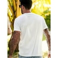 thumbnail image 3 of Men's Casual Short-Sleeve T-Shirt With " Boston Est 1997 " Vibrant Letter Print, Comfortable Top For Spring And Summer, Crew Neck Tee, Relaxed Fit, 3 of 12