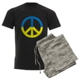 thumbnail image 6 of CafePress - Peace In Ukraine. Stand With Ukraine. Supp Pajamas - Men's Dark Loose Fit Cotton Pajama Set, 6 of 7